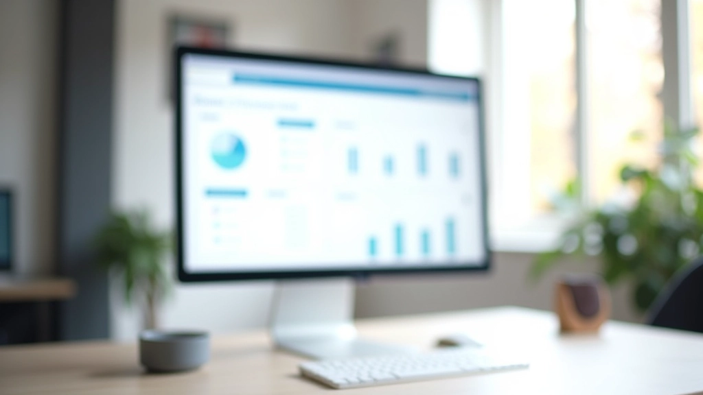 Écran d'ordinateur affichant un logiciel de comptabilité avec graphiques