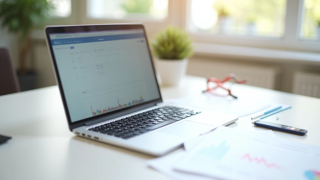 Ordinateur portable affichant un tableur Excel avec des chiffres d'affaires organisés par trimestre