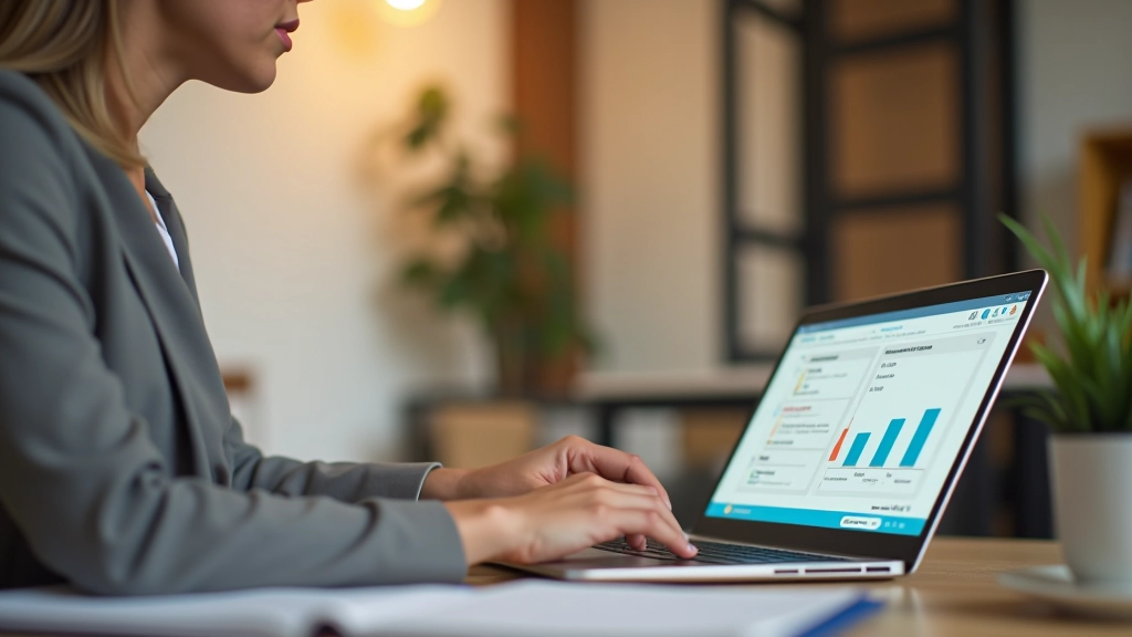 Ordinateur de bureau affichant une interface de paiement en ligne sécurisée